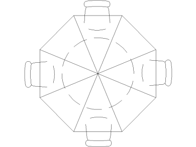 Mesa Redonda para Sombrilla