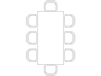 Mesas de Comedor cuadrada con 8 Sillas