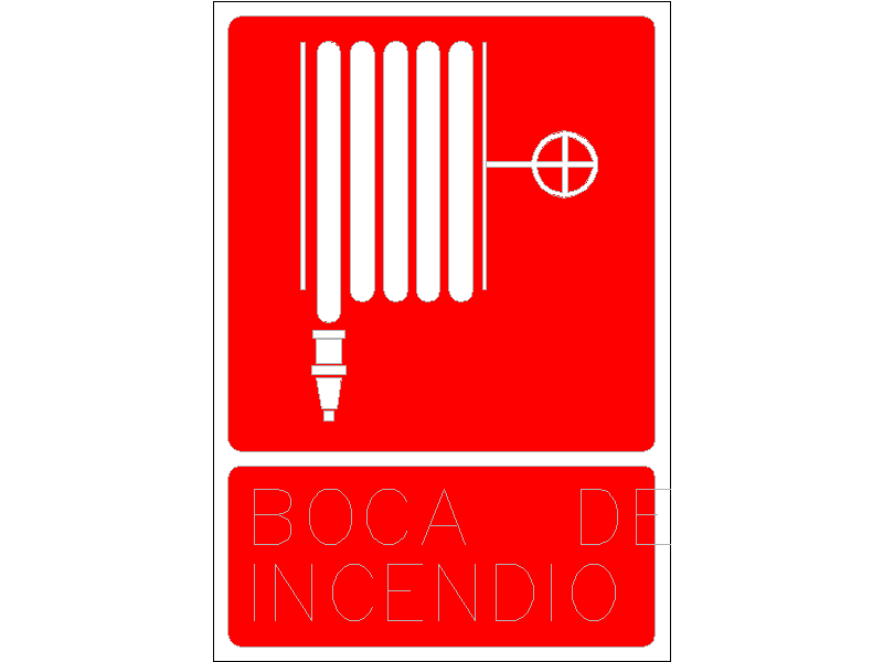 señal Boca de Incendio Equipada