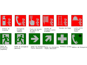 Bloques DWG de senalizaciones proteccion contra