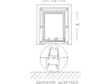 Ascensor para Personas con Capacidades Reducidas