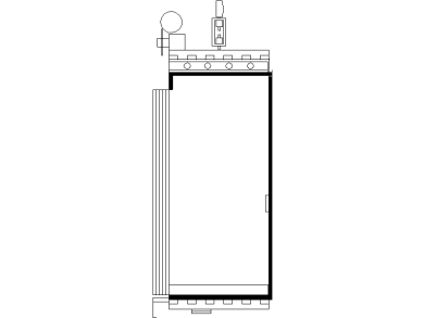 Bloque CAD Cabina de Ascensor en planta 6