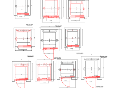 Bloques DWG de Ascensores Gratis