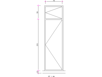 Bloques DWG de Puertas acotado