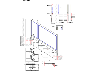 Desarrollo de Detalles de Escaleras en Plantas y Secciones para AutoCAD 2D DES-07