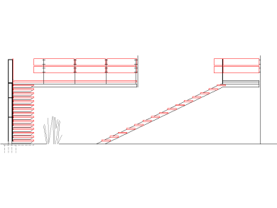 Desarrollo de Detalles de Escaleras en Plantas y Secciones para AutoCAD 2D DES-20