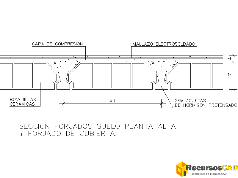 Detalles Constructivos de Forjados para Suelo Planta Alta y Forjado de Cubierta