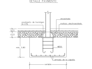 Bloques DWG de Detalles de Pavimento