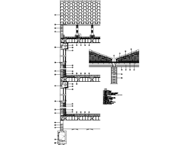 Detalle Constructiva desde Teja Cerámica hasta Hormigón de Limpieza