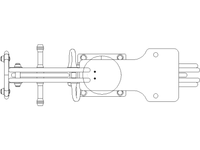 Bloques DWG del Juego Infantil "Muelle Moto" Vista Superior para AutoCAD 2D Gratis