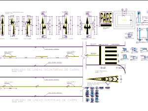 Descargar señales viales AutoCAD DWG Gratis – Plano Urbano