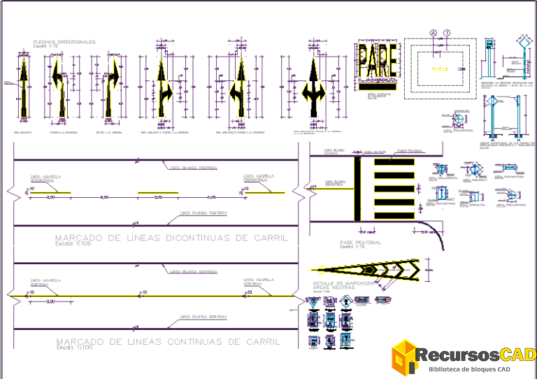 descargar-se-ales-viales-autocad-dwg-gratis-2d