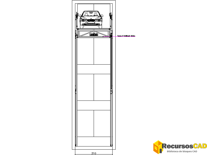 Montacargas de Vehículos 2 (Corsa_900)