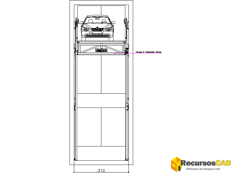 Montacargas de Vehículos (Corsa_600)