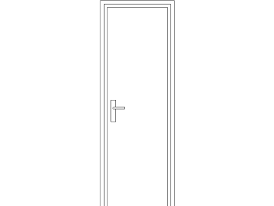 Bloques DWG de Puertas de Paso Interior 0.62 m