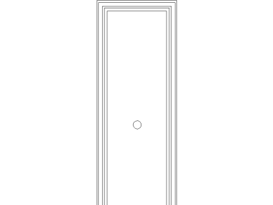 Bloques DWG de puertas de entrada exterior 0.62 m