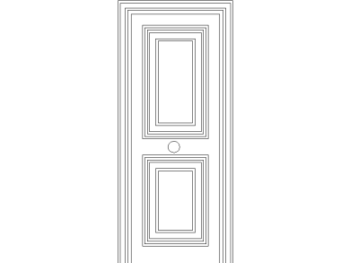 Bloques DWG Puertas de entrada 0.72 m