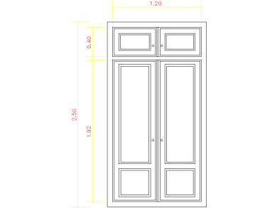 Puertas de paso 2 hojas