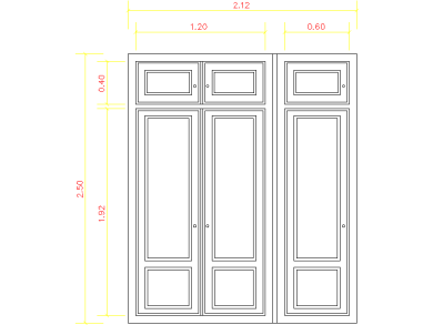 Puertas de paso 3 hojas