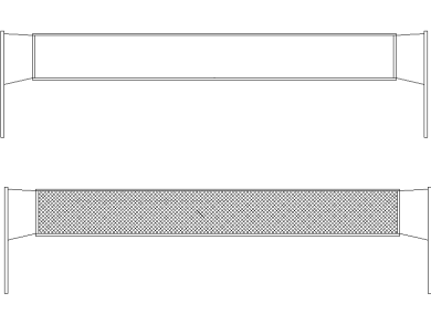 Bloques DWG de RED voleibol hombres a 2.43 m para AutoCAD Gratis