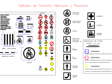 Señales de Tránsito Vehicular y Peatonal