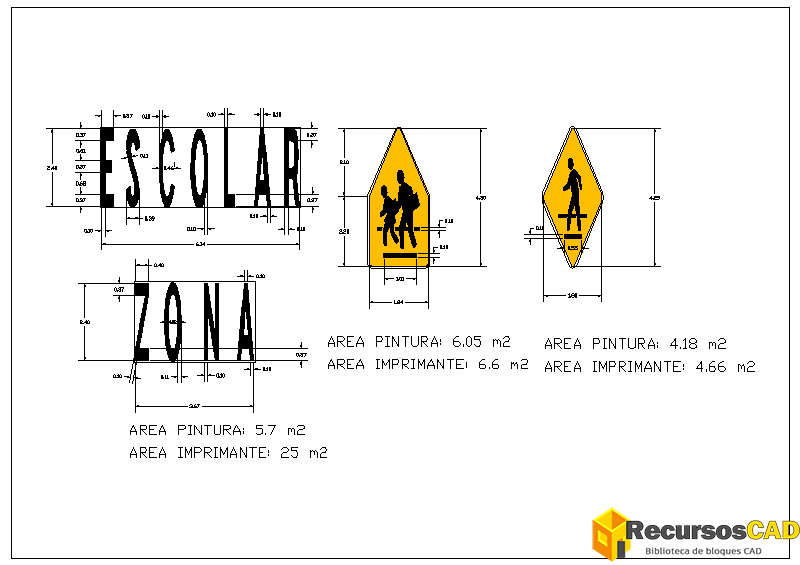 Señalización Vial Zona Escolar