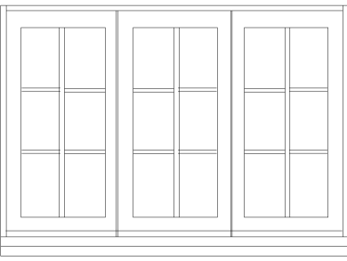 Bloques DWG Ventanas 180 cm