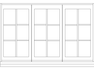 Bloques DWG Ventanas 190 cm