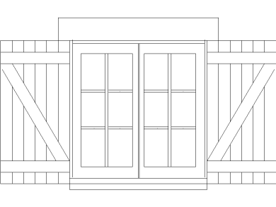 Ventana de Madera Antigua 2