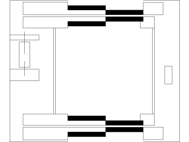 ascensor de 1500x1800 mm en planta