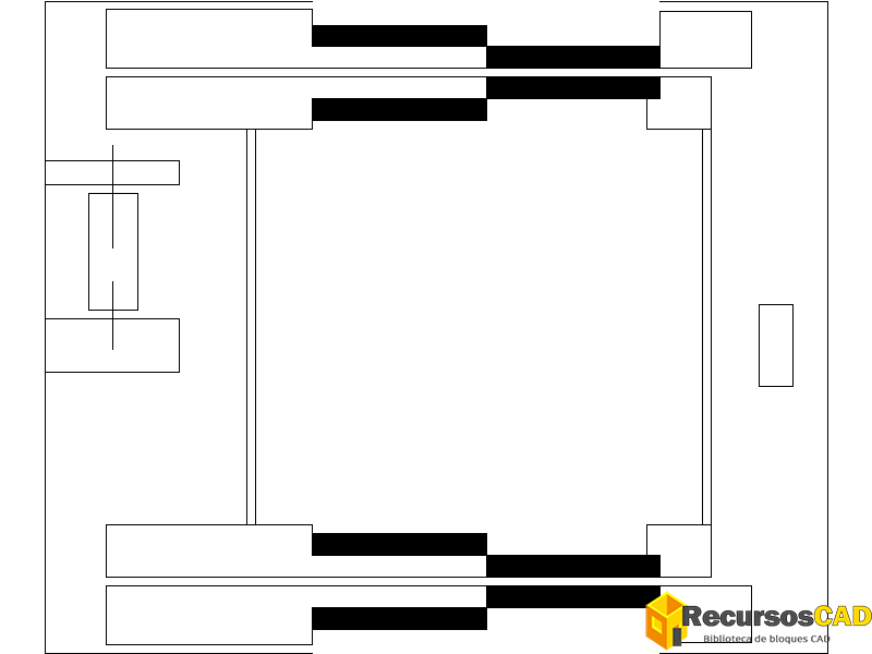 ascensor de 1500x1800 mm en planta