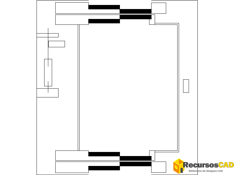 ascensor de 2300 mm x 2500 mm de doble embarque