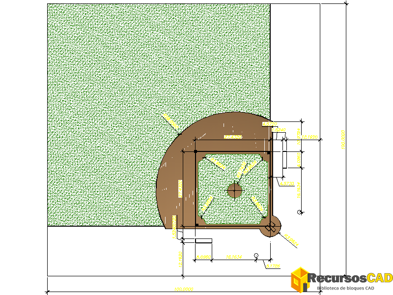 Descargar bloques DWG de canchas y campos de béisbol