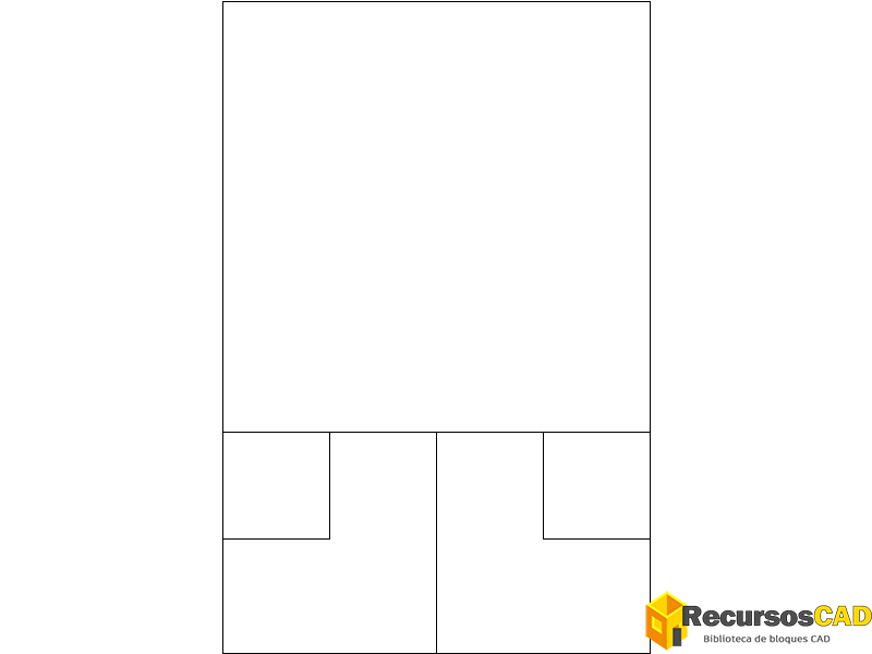 Bloques DWG de cancha de squash