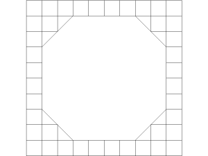 Descargar Tatami Taekwondo AutoCAD DWG Gratis – Plano 2D Deporte
