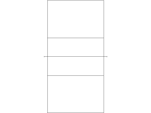 Bloque DWG de cancha de voleibol 9x18 para AutoCAD