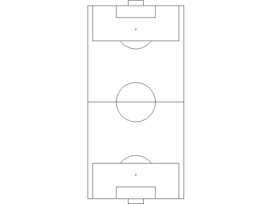 canchas de fútbol con medidas reglamentarias FIFA mínimas 45x90