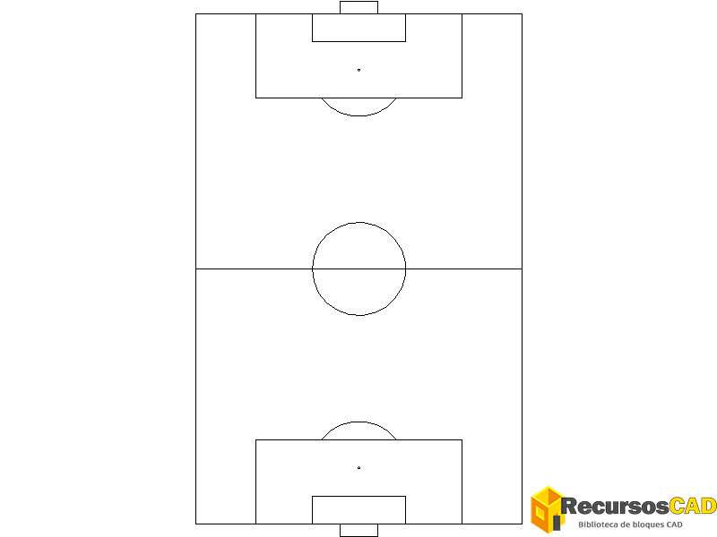 canchas de fútbol con medidas internacionales FIFA mínimas 64x100