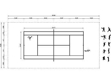 canchas de tenis profesionales