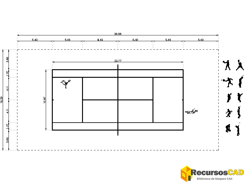 canchas de tenis profesionales