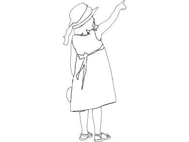 Bloques DWG de Niños Jugando (11)