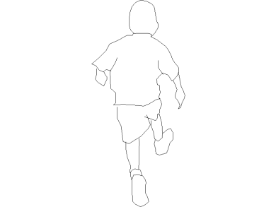 Bloques DWG de Niños Jugando (8)