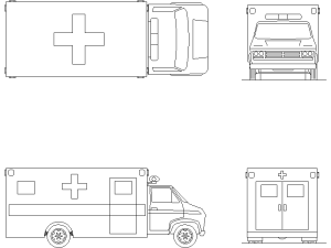 Bloques DWG de Ambulancia