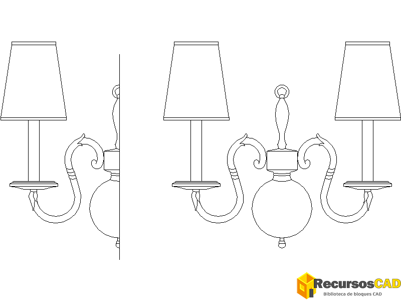 Aplique estilo Empire retro