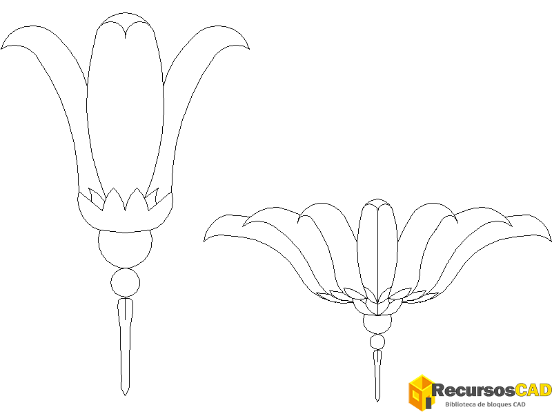 Apliques con forma de flor