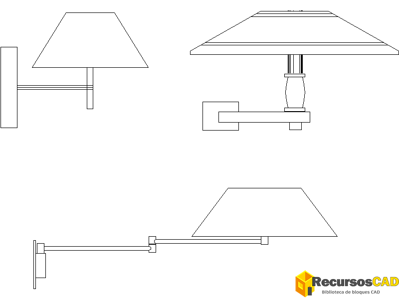 Apliques con pantallas
