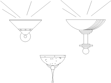 Apliques de pared de cristal de mármol