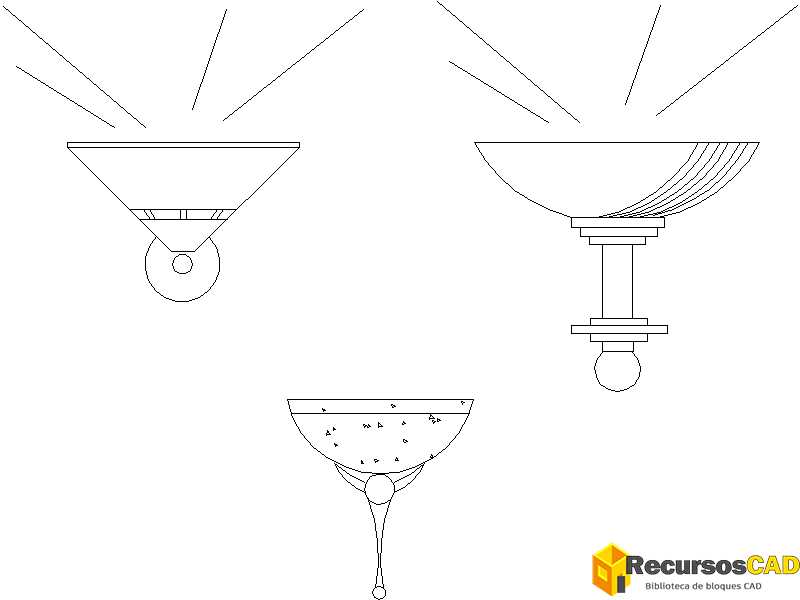 Apliques de pared de cristal de mármol