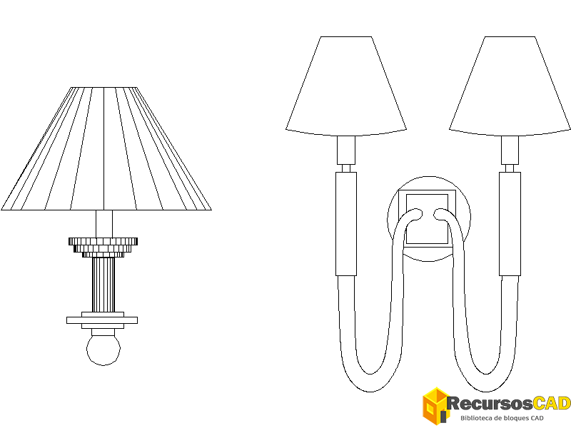 Apliques de uno y dos brazos