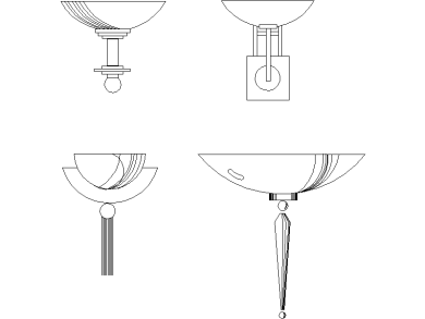 Apliques de vidrio esmerilado